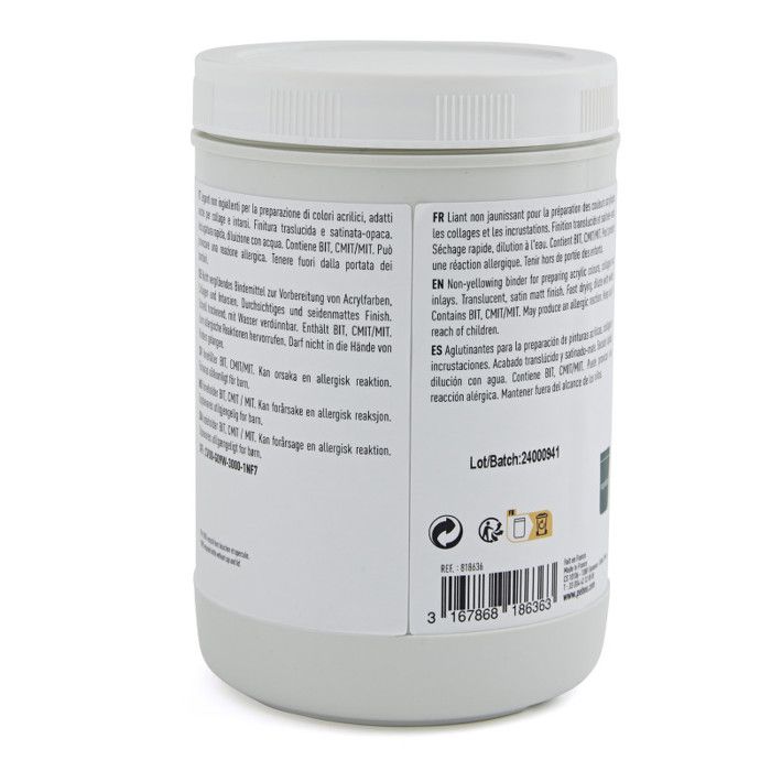 Acrylic Binder - Pébéo - Bindex 3 In 1 - 945ml - Translucent - Satin