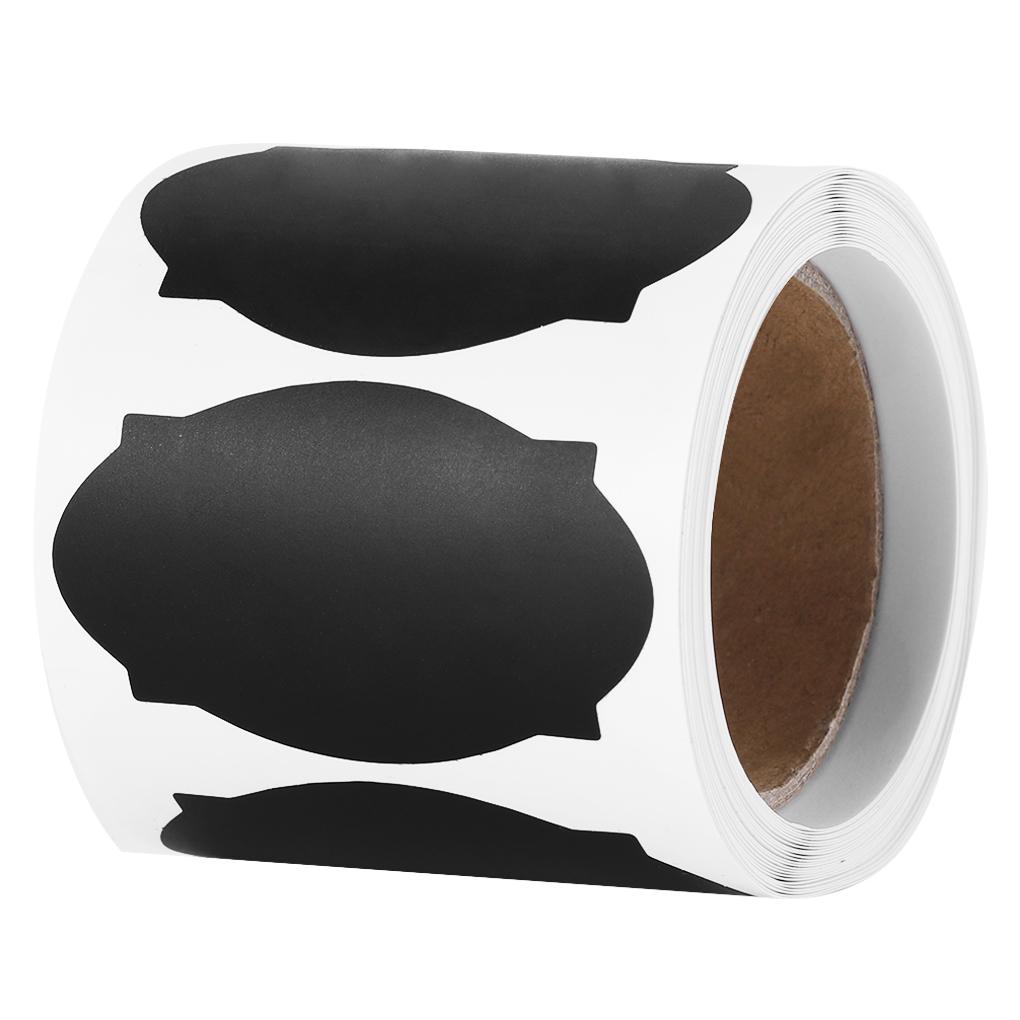 

120Pcs/Roll Chalkboard Labels Waterproof Self PVC Blackboard Stickers Decal for Wedding Party Decor y4