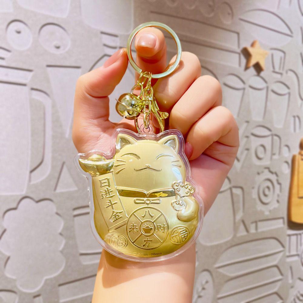 Wealthy Gold Horse Keychains Cartoon Design Bag Pendant Zodiac Horse Keychains  Chinese New Year