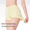 Oudifen Women's Breathable Cotton Boxer Briefs with Silk Crotch