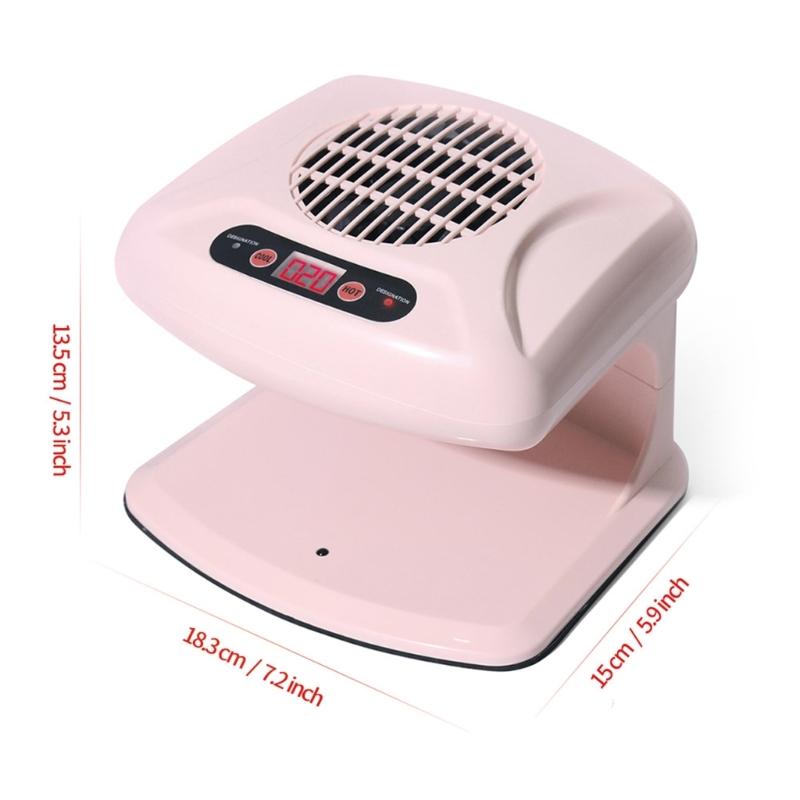 Air Nail Dryer for Regular Nails Polish 300W Warm & Cool Wind Nails Polish Dryer Nail Drying Fan with Automatic Sensors