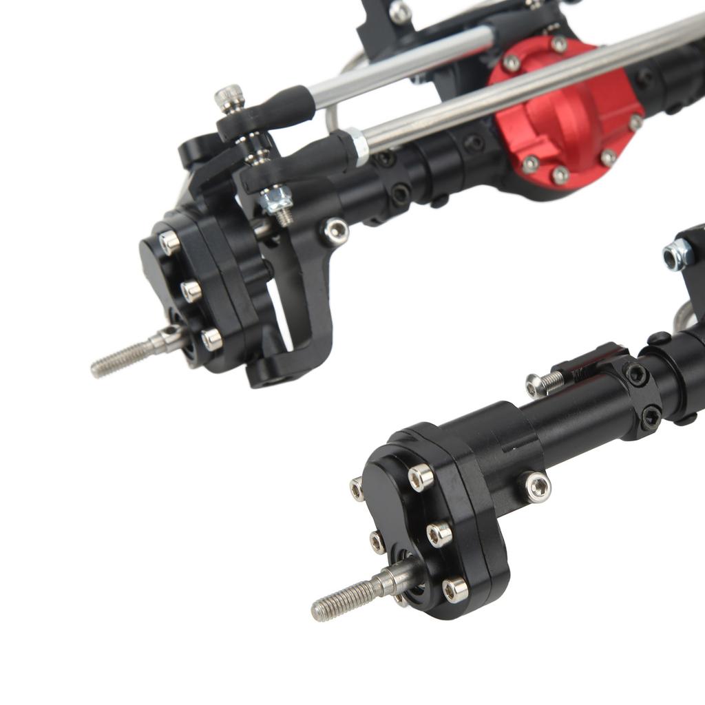 RC Axle Kit Front Rear CNC Differential Locking Axles Set for SCX10 I II III 90046 90047 1Celsius10 RC Car