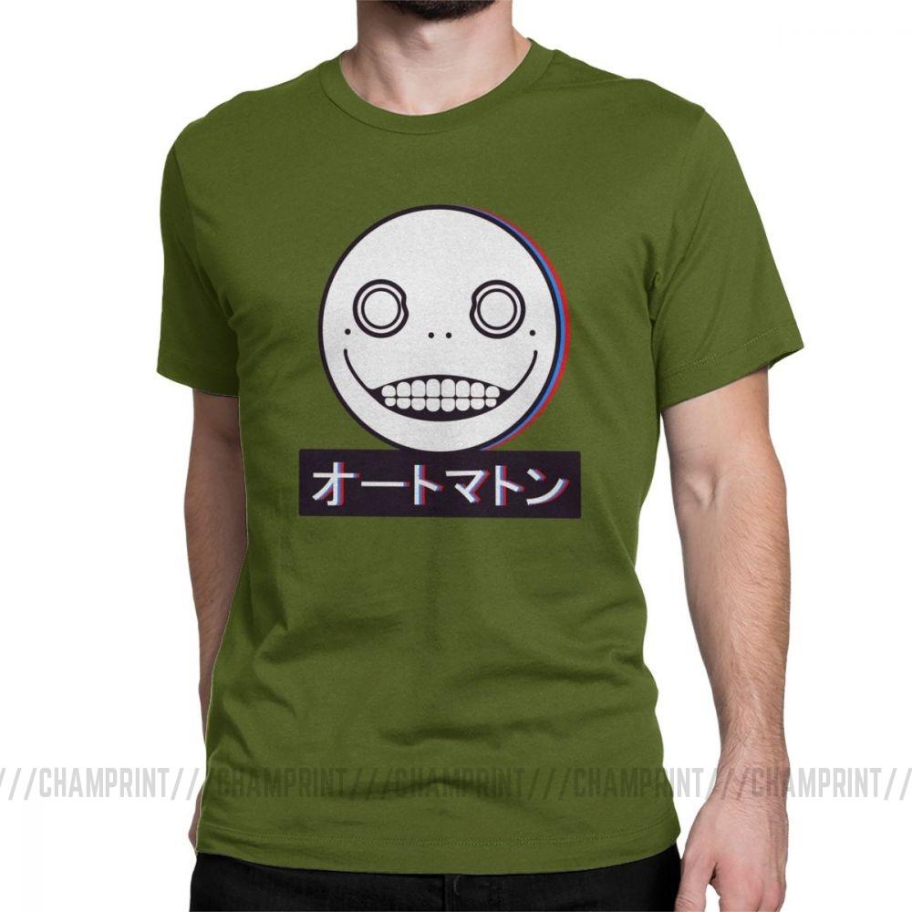 Humor Spiel Nier Automata 2B Yorha T-Shirts Herren Rundhals 100% Baumwolle T-Shirt