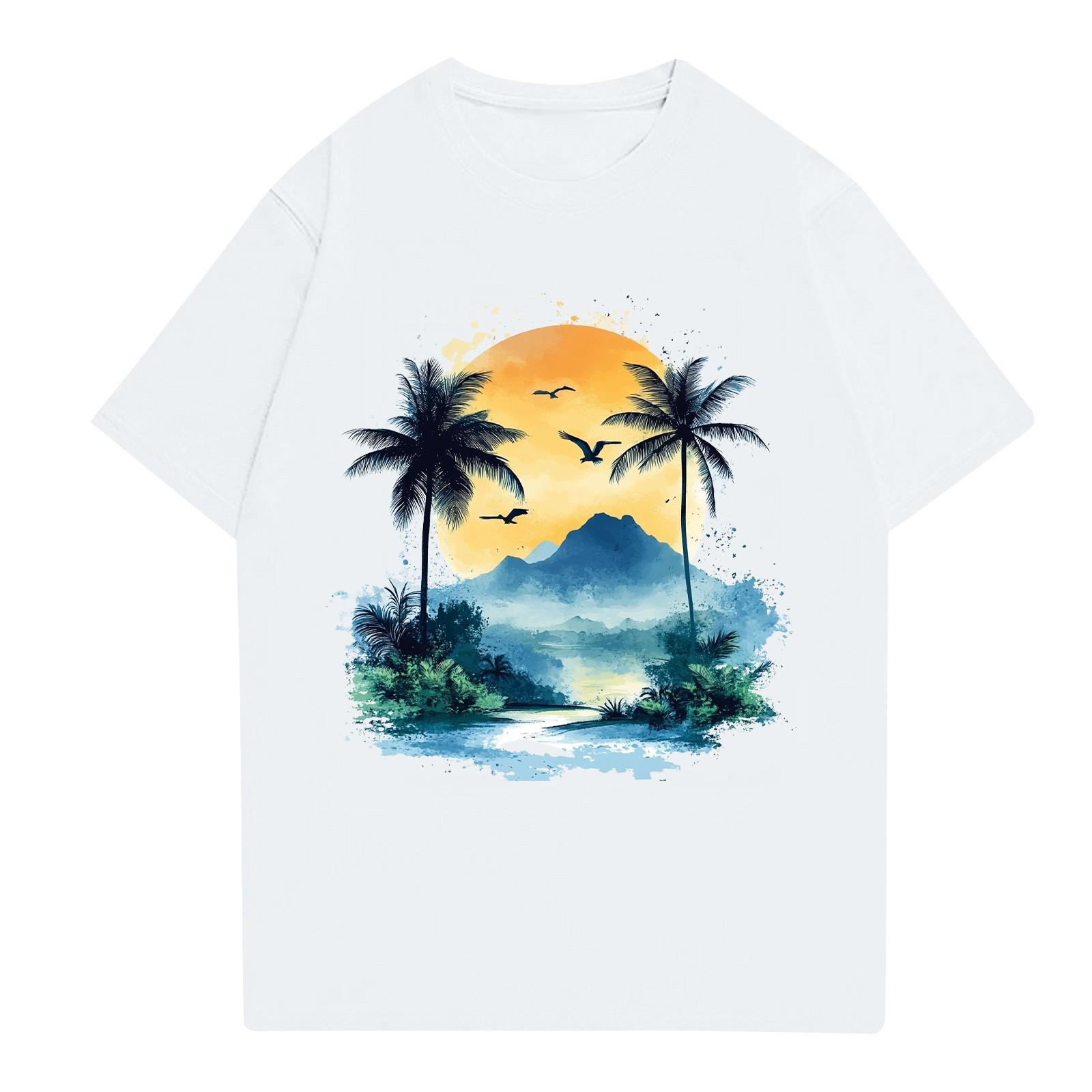 

Мужская рубашка с воротником-стойкой и коротким рукавом, свободная рубашка для отдыха и отдыха, мужская XL белый