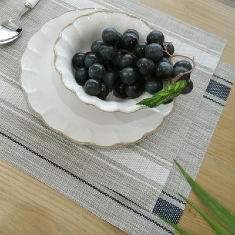 Linen Look 2 Table Mat ivory