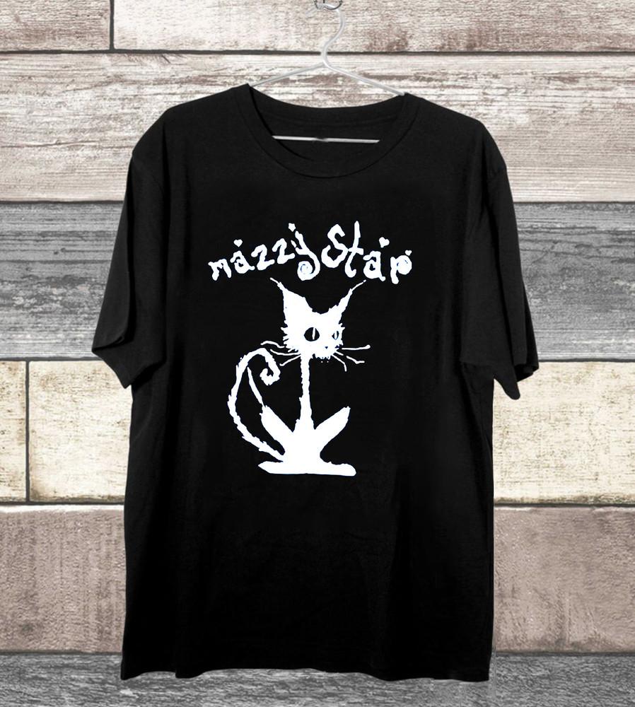 Mazzy Star Band Punk Rock Cat Unisex TShirt All Size S5XL PR063 Unisex T-Shirt S