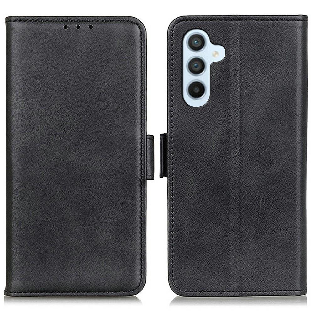 Etui ze stojakiem dla Samsunga Galaxy A26 5G, pokrowiec na telefon ze skóry PU o fakturze skóry bydlęcej