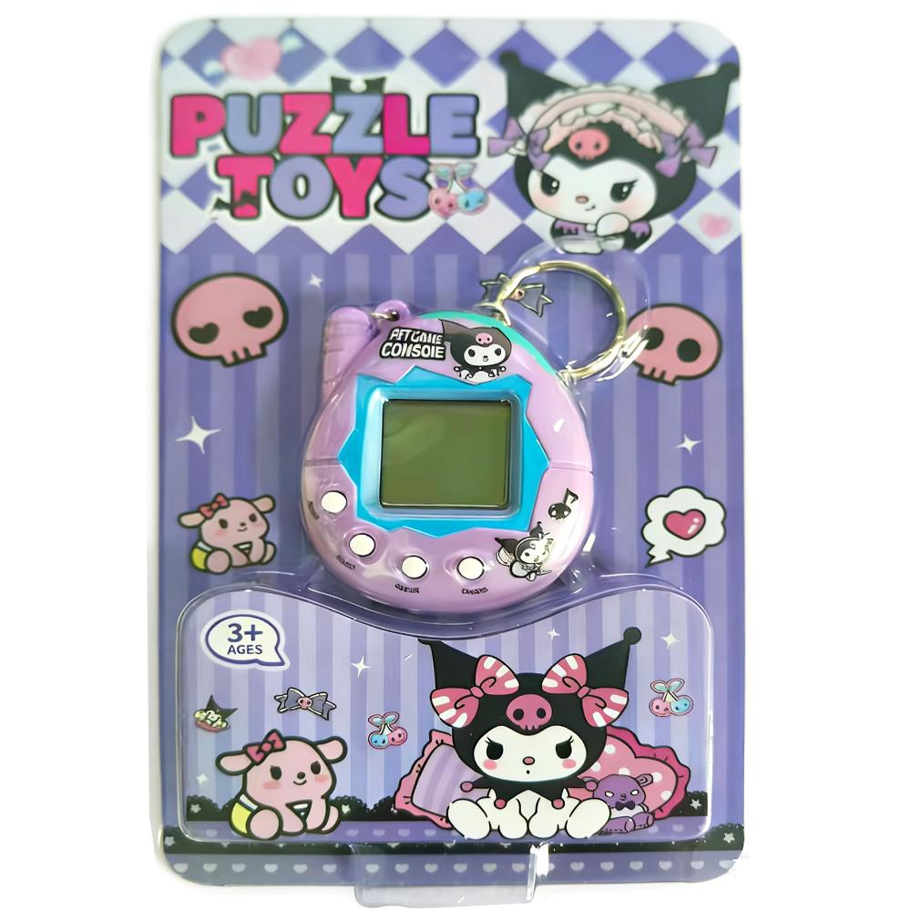 Sanrio  Virtual Pet Mini Game Console Kuromi Original Cartoon Toys  Keychains Toys Birthday Gifts