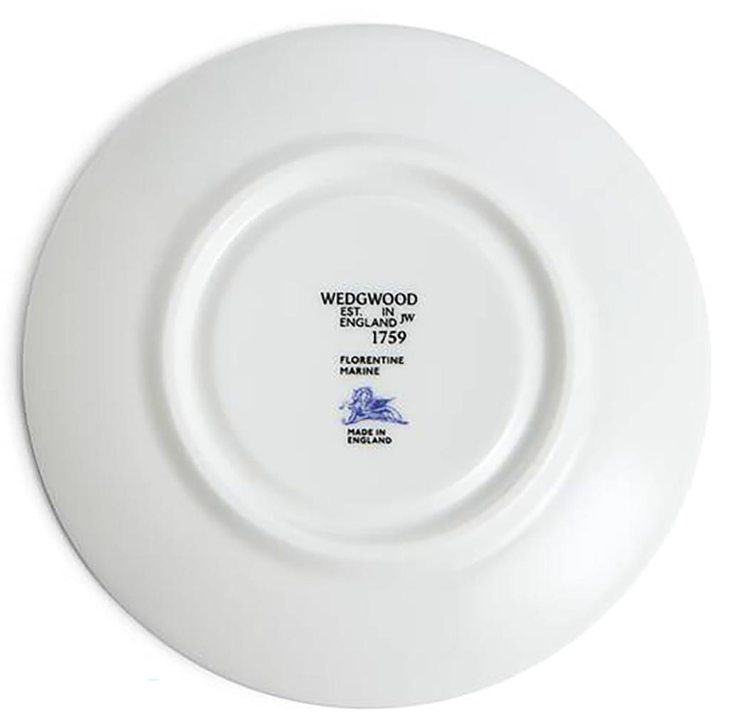 [Officially Imported] Wedgwood Florentine Marine Petit Tray, Small Plate, Approx. 12cm, 1076515