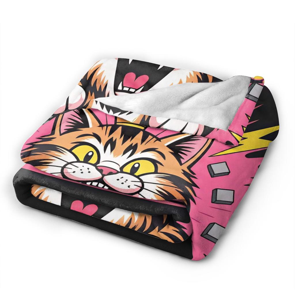 Dungeon Crawler Carl I am Yelling Carl Flannel Blanket Winter Super Warm Throw Blanket for Child Living Room Sofa Bed Cover
