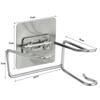 Stainless Steel Hair Dryer Rack High Quality Bathroom Hairdryer Holder Wall Mounted Self-adhesive No Punching Easy To Install