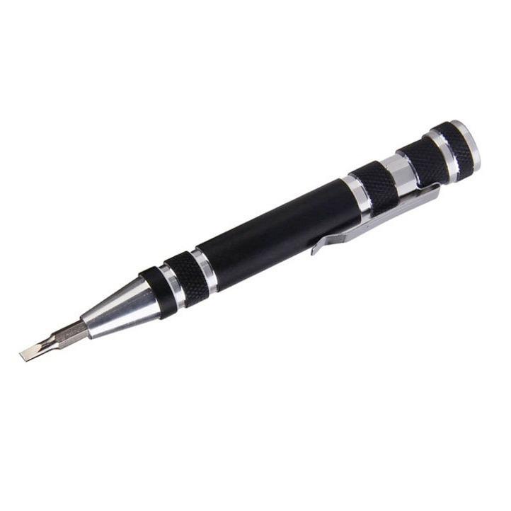 8-in-1 Multi-purpose Aluminum Alloy Screwdriver Pen