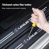 Car Threshold Strip Anti Stepping Leather Protective Sticker For Lexus F SPORT GS GX IS LS LX CT LC RC LBX NX RX 350h 450h ES UX