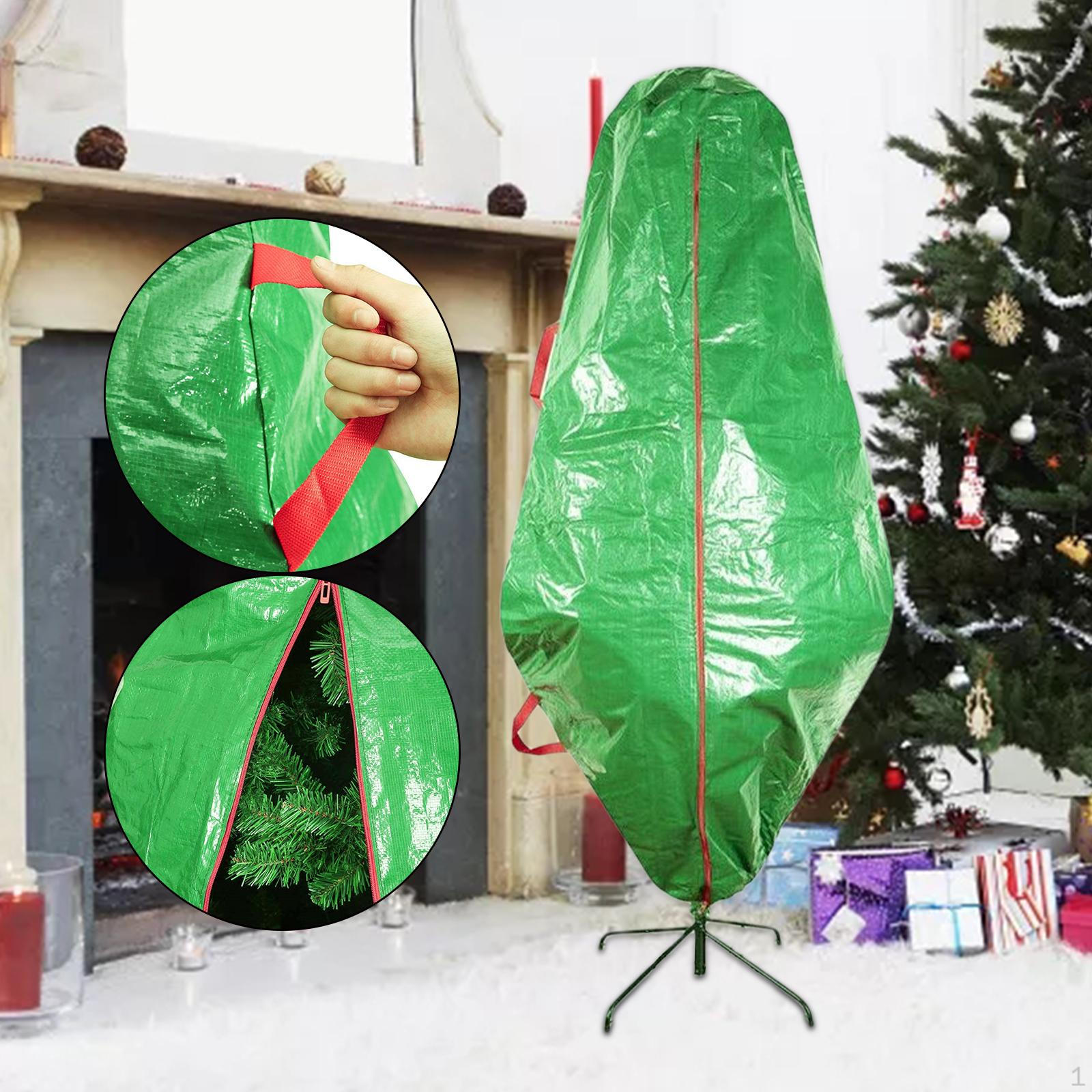 De Almacenamiento Navidad Zip Sack Holder Vertical 210 Cloth Green C 2950₽