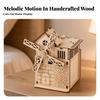 Pinwheel Music Box Wind-up DIY Craft Kit Educational for Children