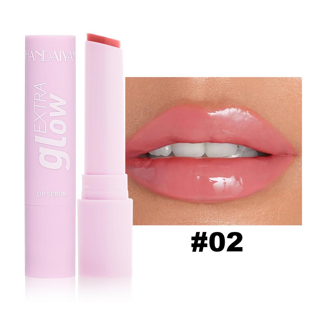 New Butter Moisturizing Lip Glaze Solid Lip Gloss Watery Mirror Moisturizing Preventing Mouth Cracks Hydrating Lip Balm