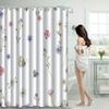 Floral Shower Curtain with Butterflies and Wildflowers Waterproof Bath Decor Elegant Bathroom Curtains 2024 Home Fashion Trend