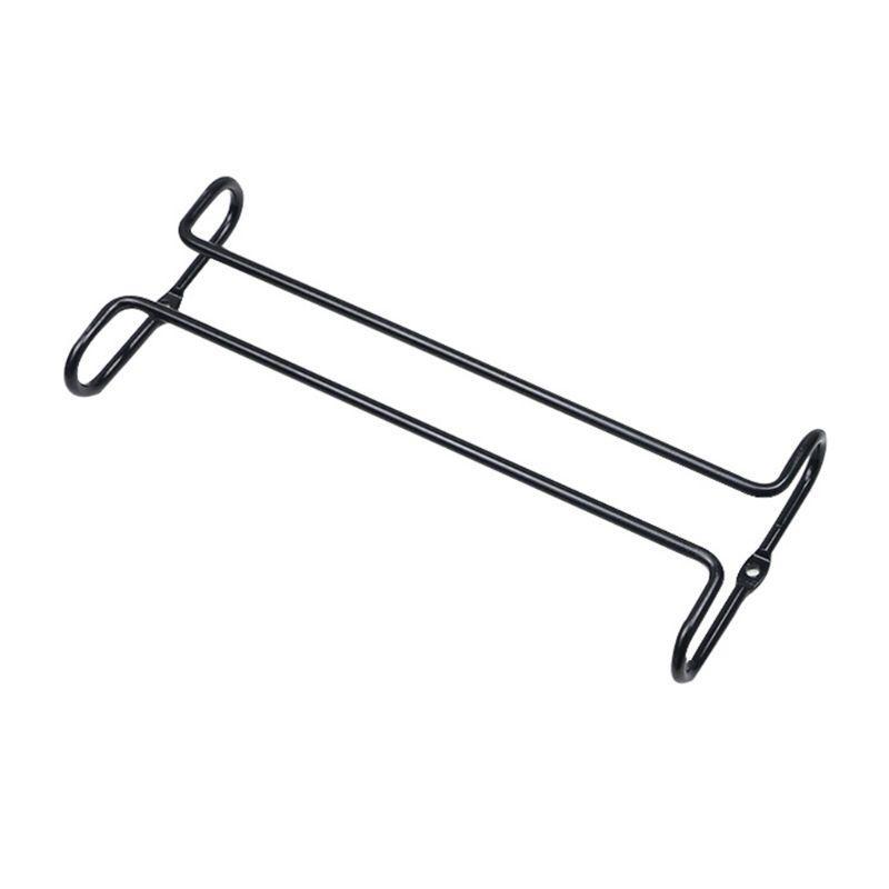 Under Cabinet Wine Glass Rack Metal Holder Modern Simple Goblet Rack