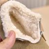 2025 Winter French Plush Fur Bow Lace Shoes: Elegant Birkenstock Style for Evening Gowns
