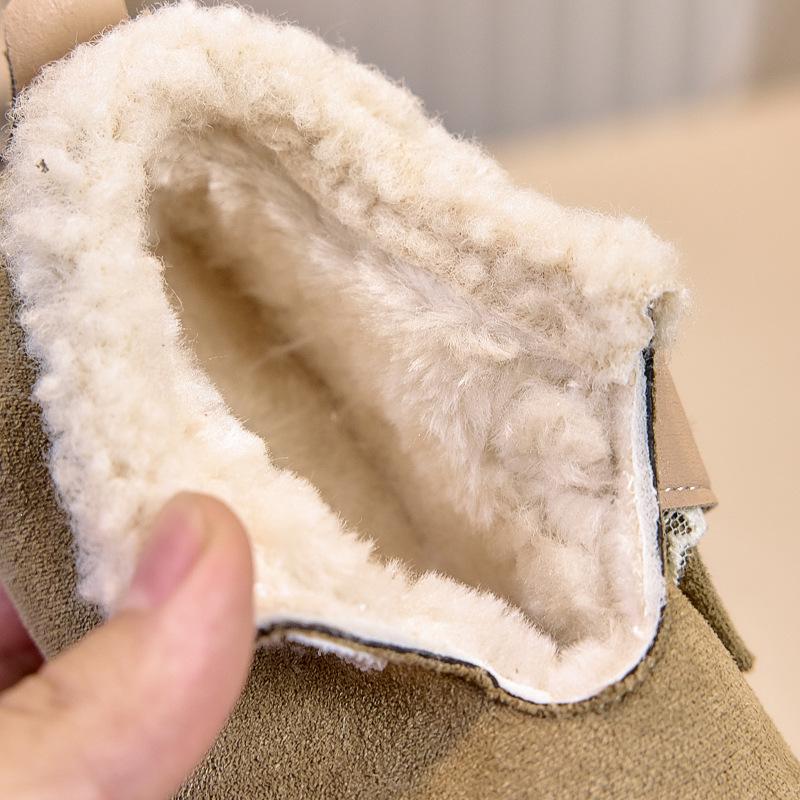 2025 Winter French Plush Fur Bow Lace Shoes: Elegant Birkenstock Style for Evening Gowns