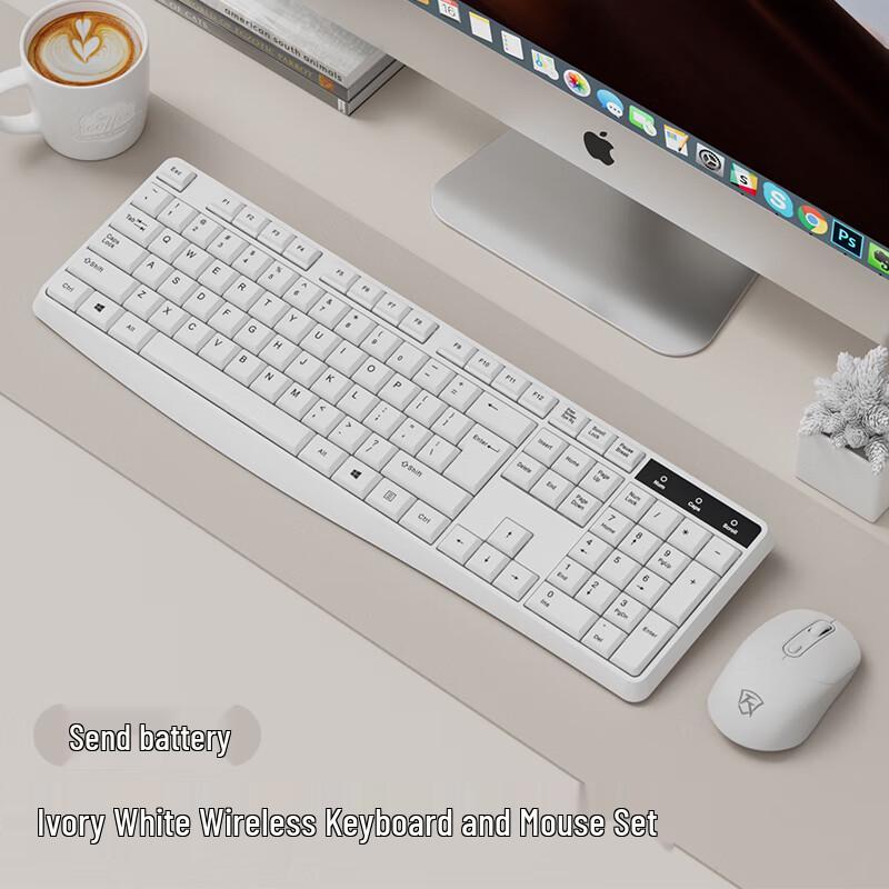 

YOUSHI Silent Wireless Keyboard and Mouse Combo
