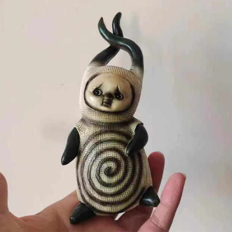 2023 Baby Goblin Halloween Dolls Decorative Figurines Art Quadruplet Ghost Doll Figurine Crafts for Garden Courtyard Small Decor Kawaii Gifts