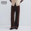 Teenie Weenie Women's Corduroy High-Waist Straight Pants