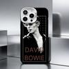 Singer D-David B-Bowie    Phone Case For iPhone 17,16,15,14,13,12,11 Plus,Pro Max,XS,Colored silver phone case