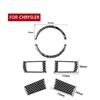 6Pcs For Chrysler 300 300C Carbon Fiber Steering Wheel Kit Cover Trim Type B