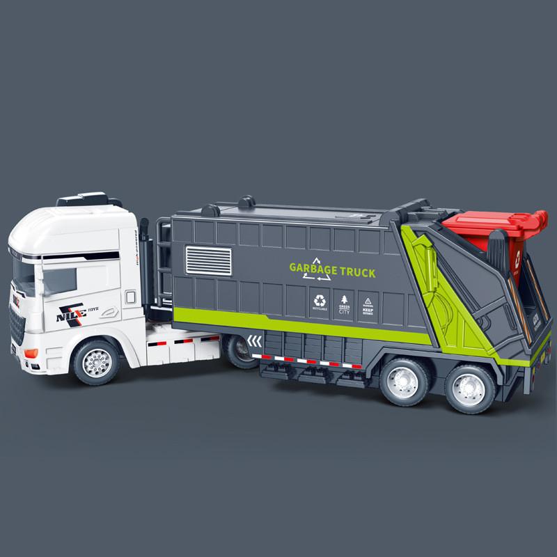 Garbage Cleaning Sprinkler Truck Children Simulation Inertia Toy Car Model