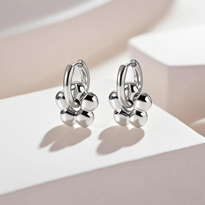 EVISPOL Punk Stainless Steel Huggie Hoop Earrings For Women Moon Star Heart-shaped Drop Earrings Cartilage Piercing Jewelry