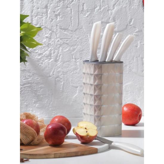 Quick Chef 6 Piece Stand Knife Set