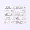 Compatible with New Mercedes GLE320, GLE400, GLE450, GLE500 Tail Badge Number Stickers