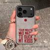 Chili Red RHCP Phone Case For iPhone 17,16,15,14,13,12,11,Pro,XS,Max,Plus,Mini,SE4,E Black Matte Shockproof Cover