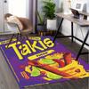 1 Stück Takis, Fuego, Limette Büroteppich Weicher Polyester-Eingangsteppich Waschbar Rutschfest Maschinenwaschbar