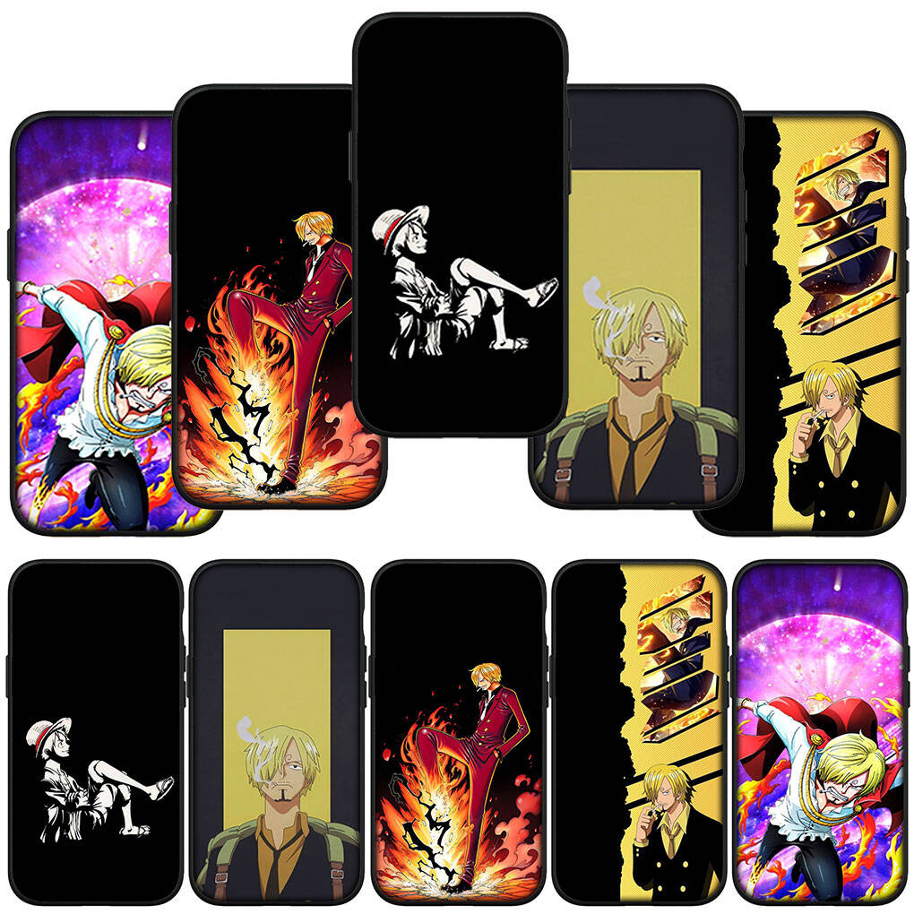 Phone Case for Samsung Galaxy S25 S23 S24 Ultra FE Plus A05 A06 A15 A16 A36 A37 A35 A54 A55 A56 A57 A25 A26 A53 A17 Anime Luffy One Pieces Sanji Cover