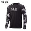 HUK Fishing Suit Men's New Summer Upf + 50 Ice Silk Light and Breathable Quick-drying Fishing Long-sleeved Luya Fishing Suit