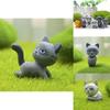 Modish 6pcs Set Kawaii Zakka Cute Unhappy Cat Doll Adorable Mini Cartoon Figures