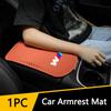 Car Armrest Box Mats For BMW 1 3 5 7 Series M Performance X1 X3 X4 X5 F10 F15 F16 F20 F30 M3 M4 E34 E46 Center Console Protector XJBRL1