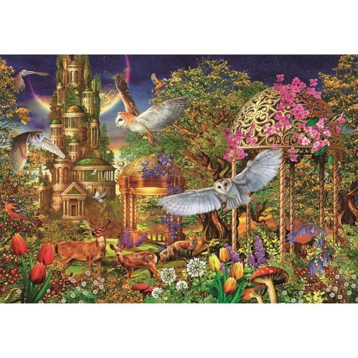 Clementoni - 1500p woodland fantasy - 59,2 x 84,3 cm - avec poster