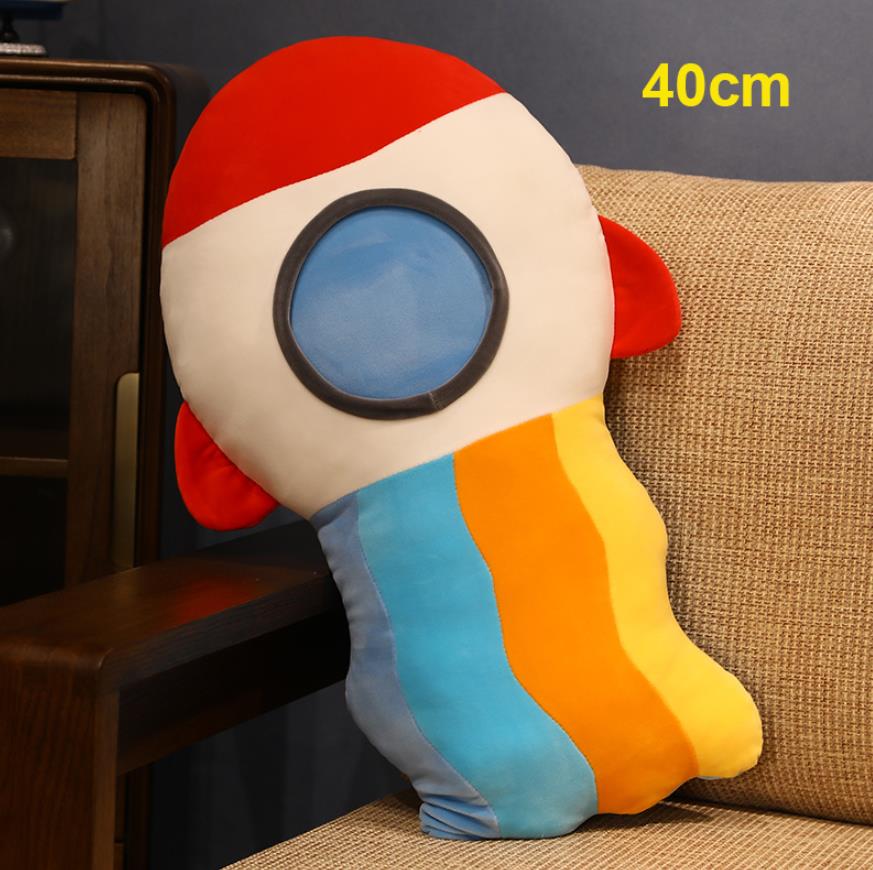 Creatief Pluche Kussen Ruimte Astronaut Pluche Speelgoed Grappig Simulatie Mars Luchtvaart Kussen Voor Kinderen Jongens Verjaardagscadeau