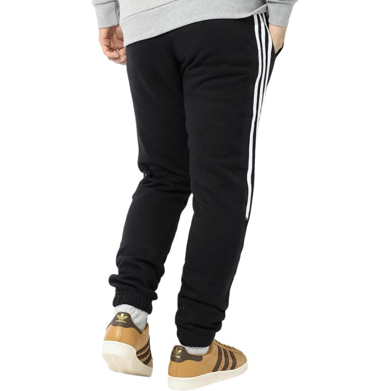 adidas Pantaloni della tuta Originals Radkin a righe Comodi Retro Sportivi Lunghi Pantaloni da uomo Nero DU8137
