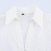 Jnleaog Autumn New Women's Clothing Fashion Style Stylish Fashion Hollowed-out Embroider Shirt