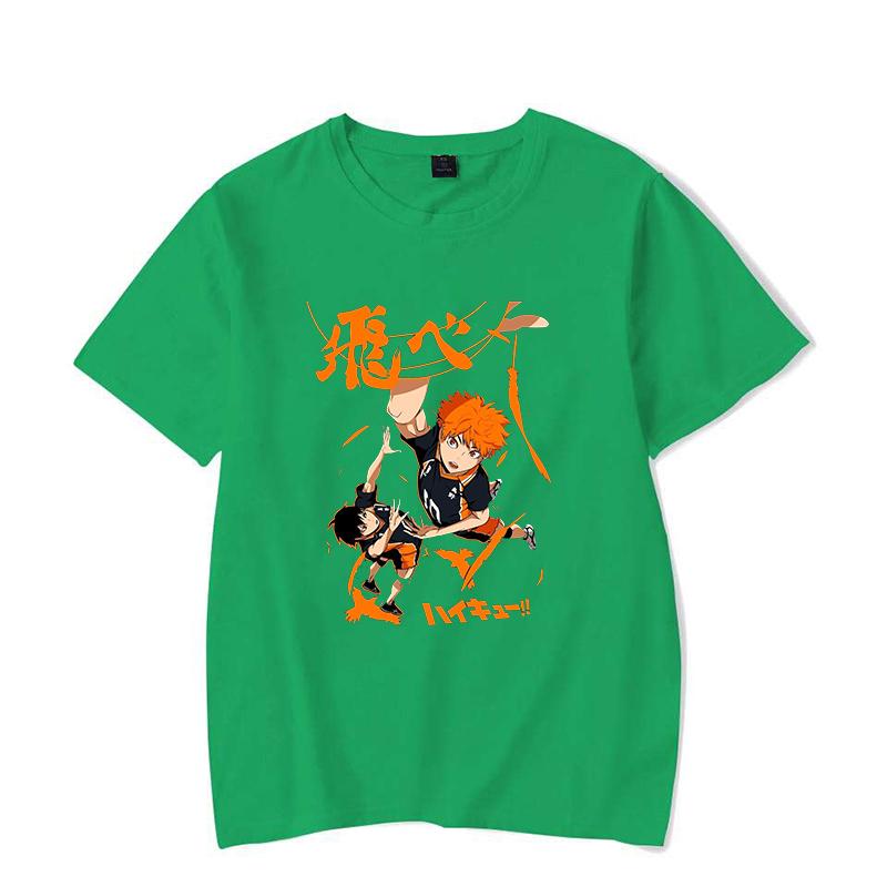 

Fashion New Anime T-shirt Men and Women Cartoon Tobio Kageyama Hinata Shoyo T-shirt Harajuku Streetwear T-shirt Casual Tops Tees 4XL