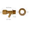 ORYX - Mini Plastic Barrel Faucet With 3/4" Nut