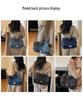 Damen Denim-Tragetasche Mode 2025: Vielseitige Ketten-Schultertasche mit großem Fassungsvermögen