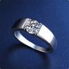 Luxurious 925 Silver 6-10# Exquisite Zircon Ring Women'S Fashion Wedding Gift Jewelry Accessories