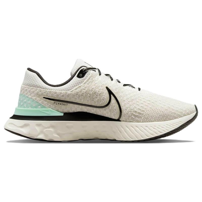 Nike React Infinity Run Flyknit 3 Phantom Black Mint Sneakers DH5392-004