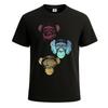 Three Wise Monkeys Graphic Print T-shirt