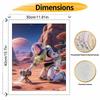 Disney Buzz Lightyear Digital Oil Painting Art Kit Hand Painted Home Decor
